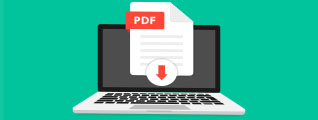 Computer icon with download icon
