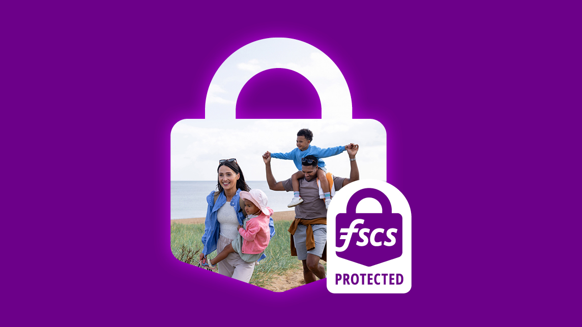 FSCS Protected padlock and family